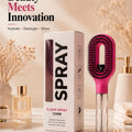 2-in-1 Hair Mist Spray Brush Detangler | Water Spray Hairbrush for Curly, Wavy & Straight Hair | Anti-Frizz