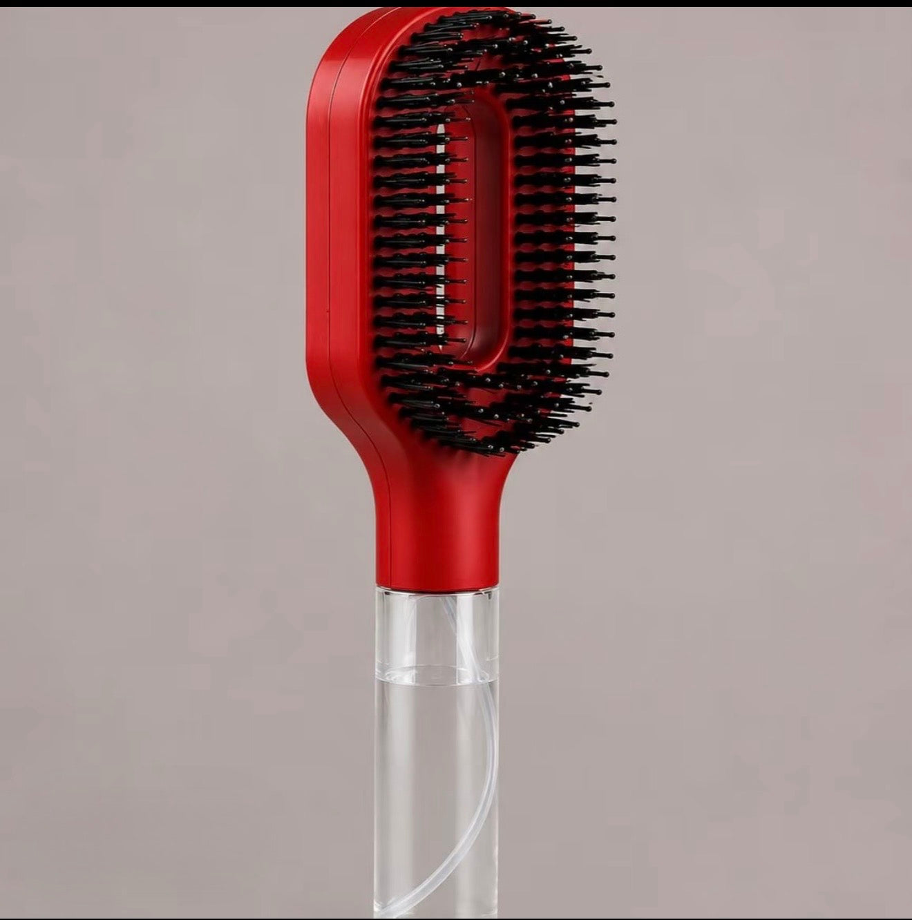 2-in-1 Hair Mist Spray Brush Detangler | Water Spray Hairbrush for Curly, Wavy & Straight Hair | Anti-Frizz